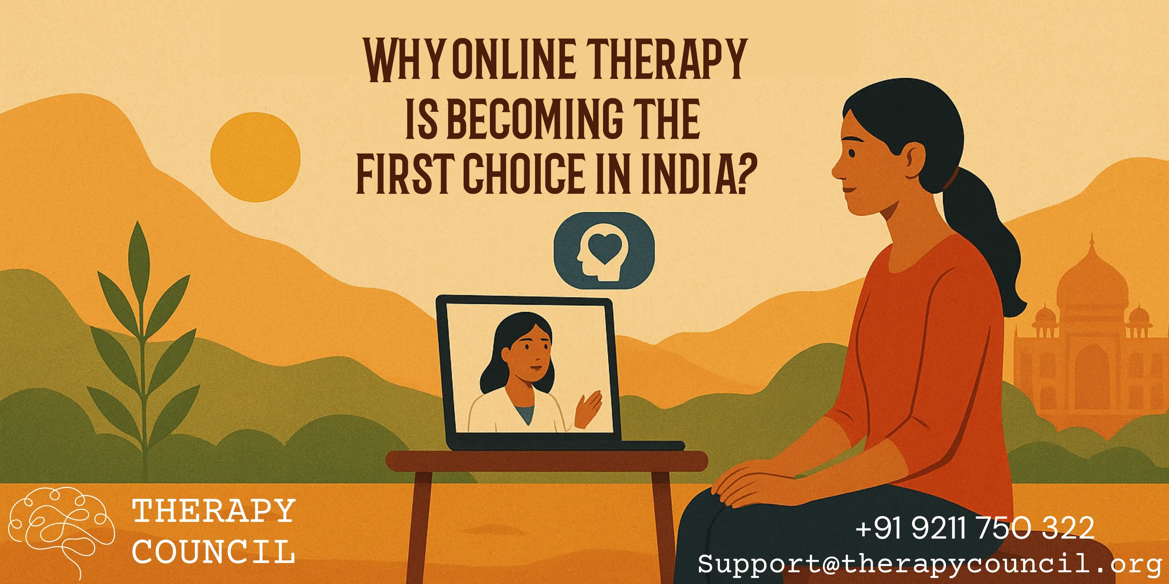 Why online therapy is becoming the first choice in India
