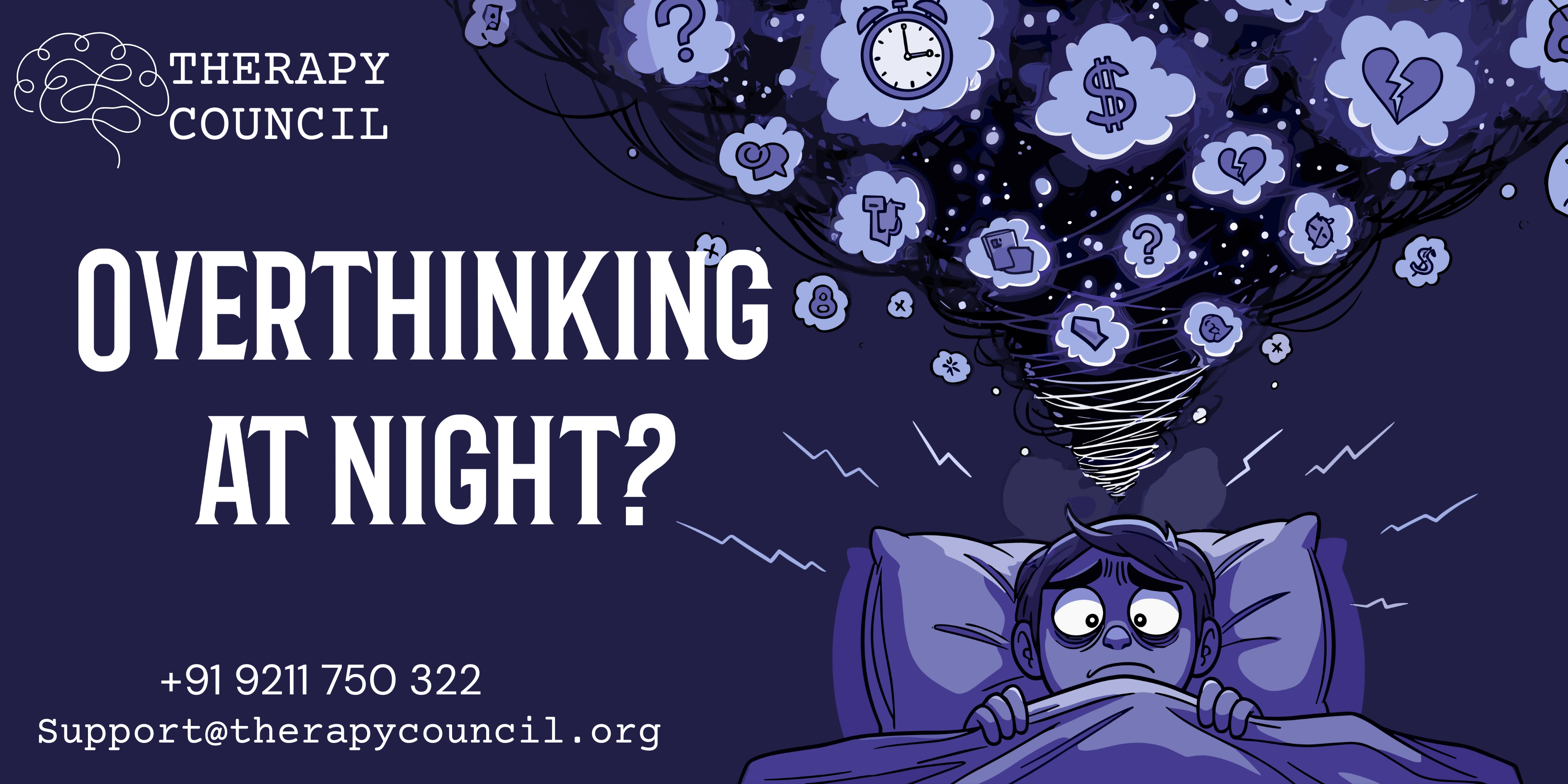 How to stop overthinking at night - calm your mind for better sleep